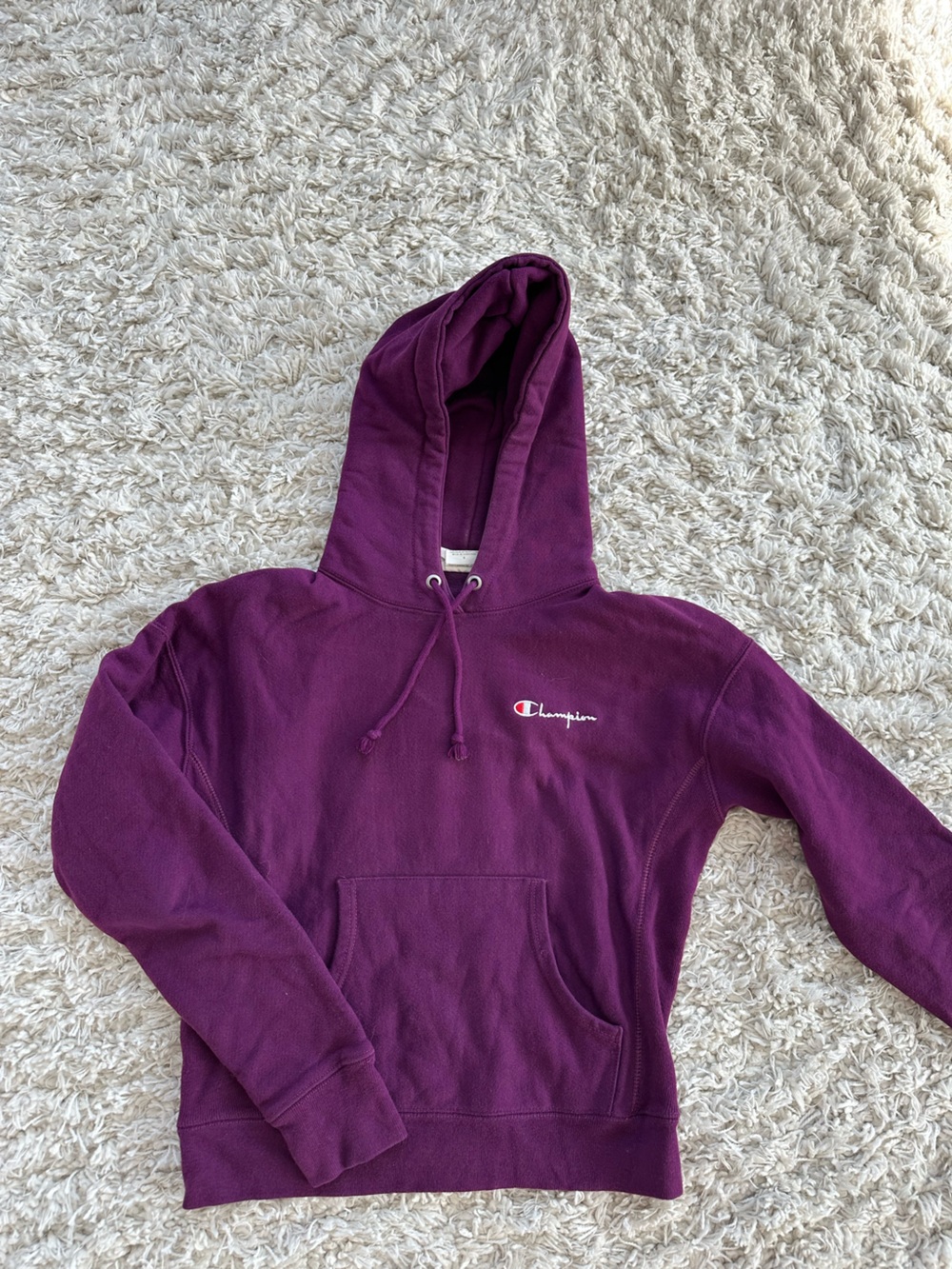 Champion Women's Deep Purple Pullover Hoodie